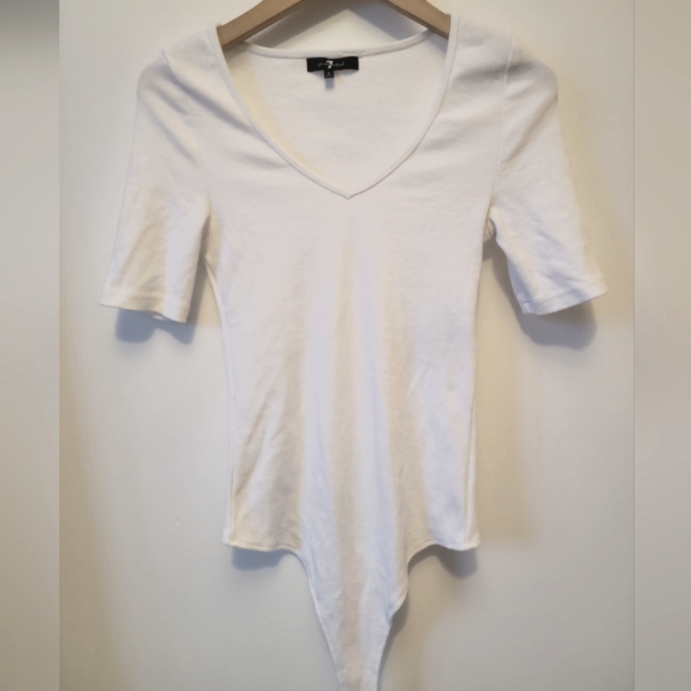 NWOT Bodysuit 7 for all Mankind Bodysuit - S